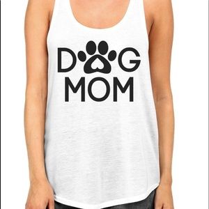 🚫 Sold 🚫 “Dog Mom” Cotton tank top